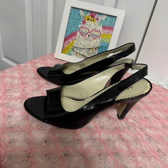 Anne Klein AK Portia Slingback Peep Toe - Picture 2 of 6